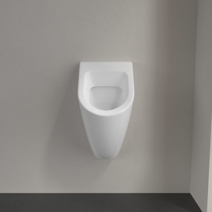 Villeroy & Boch Subway Absaug-Urinal ohne Deckel, Zulauf verdeckt