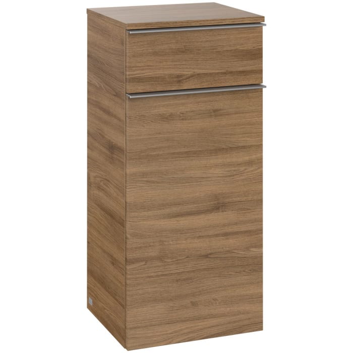 Villeroy & Boch Venticello Seitenschrank 40,4 x 86,6 cm, 1 Auszug und 1 Tür Anschlag links