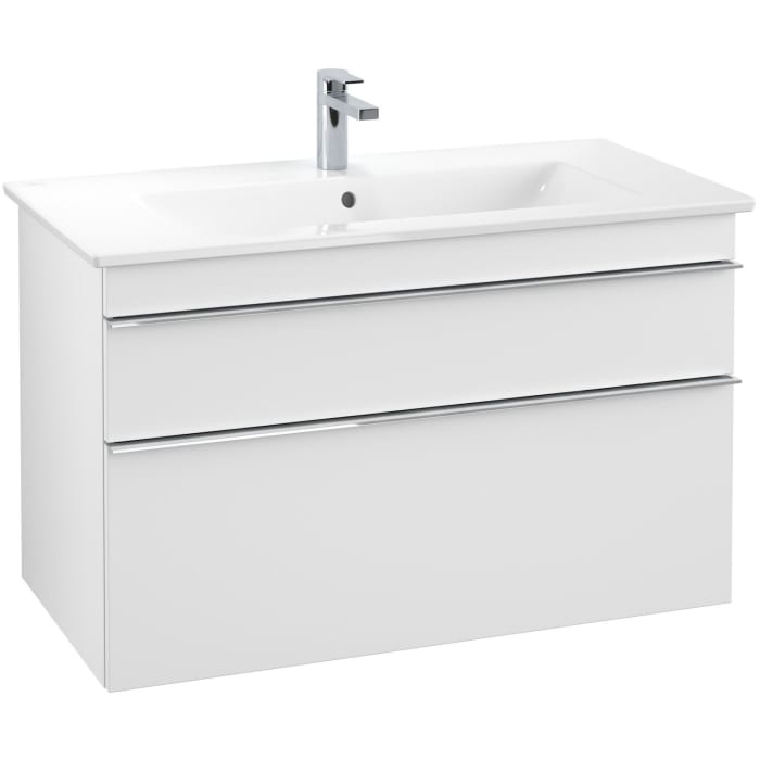 Villeroy & Boch Venticello Waschtischunterschrank 95,3 x 59 cm, 2 Auszüge, für Waschbecken mittig