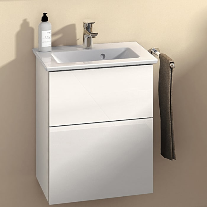 Villeroy & Boch Venticello Handwaschbecken 50 x 42 cm, mit 1 Hahnloch, mit Überlauf