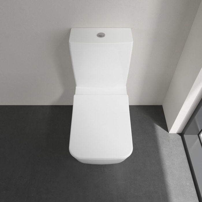Villeroy & Boch Venticello Tiefspülklosett für Kombination, DirectFlush, spülrandlos 37,5 x 56 cm, bodenstehend