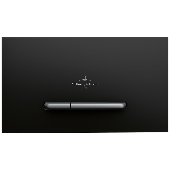 Villeroy & Boch Viconnect Betätigungsplatte 300S mit Tasten in chrom matt