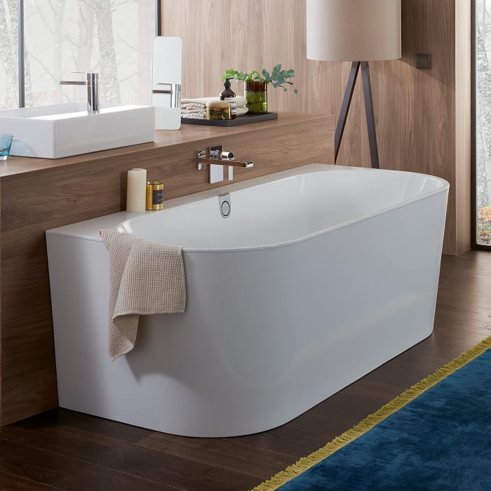 Villeroy & Boch Oberon 2.0 Vorwandbadewanne 180 x 80 cm, Airpool Comfort, Technik Position 2