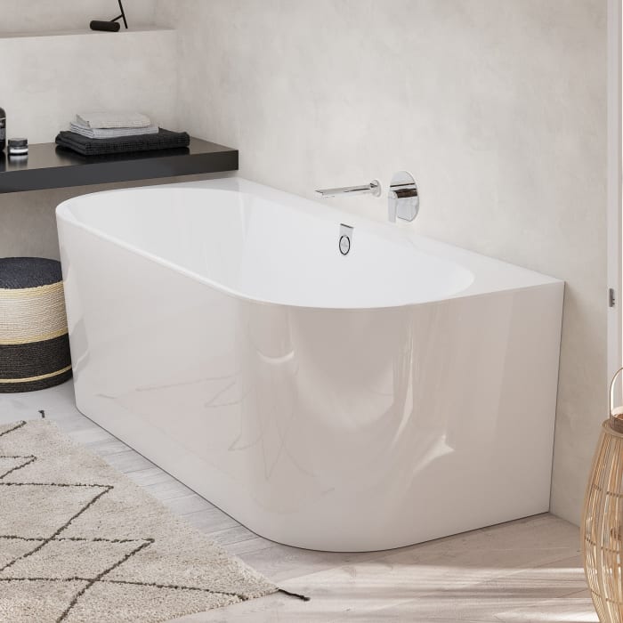 Villeroy & Boch Oberon 2.0 Vorwandbadewanne 180 x 80 cm, Airpool Comfort, Technik Position 1