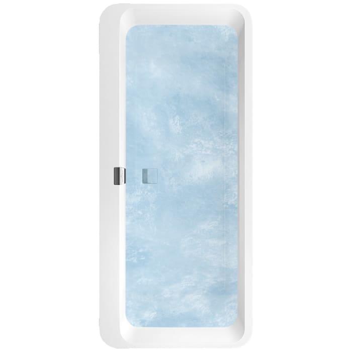 Villeroy & Boch Squaro Edge 12 Duo Badewanne 180 x 80 cm, Combipool Entry, Technik Position 2