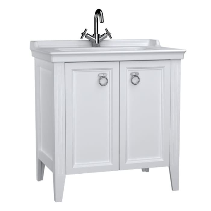 VitrA Valarte Waschtischkombination 79,5 cm, mit 2 Türen