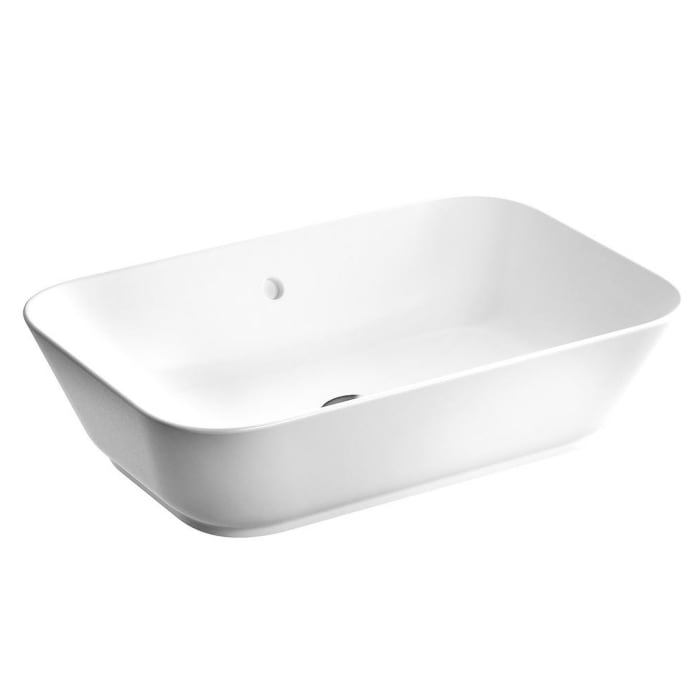 VitrA Options Aufsatzschale Geo 59,5 x 39,5 cm, mit Überlaufloch