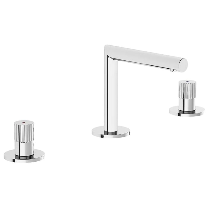 VitrA Origin Zweigriff-Waschtischarmatur 3-Loch ohne Ablaufgarnitur, Aufputz