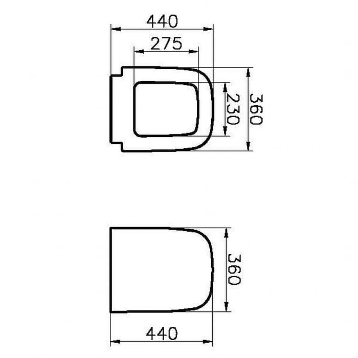 VitrA S20 WC Sitz mit Absenkautomatik