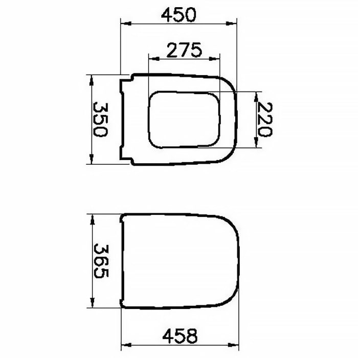 VitrA Shift WC-Sitz ohne Absenkautomatik