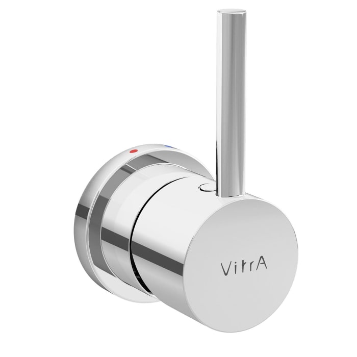 VitrA Einhebelmischer mit seitlich integrierter Thermostat-Armatur
