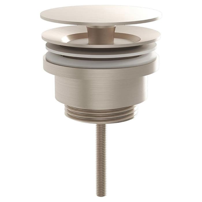 VitrA Push-Open-Ventil für Waschtische mit Überlauf, Metall