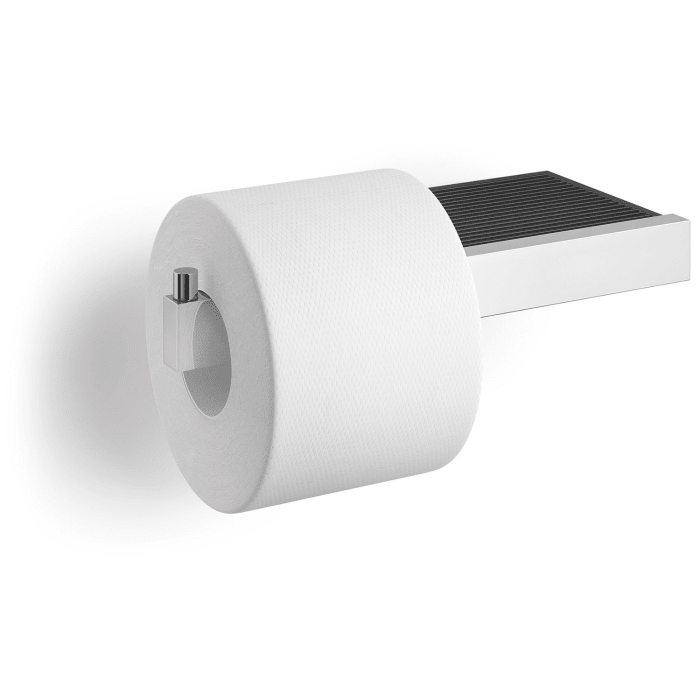 ZACK LINEA Toilettenpapierhalter mit Ablage