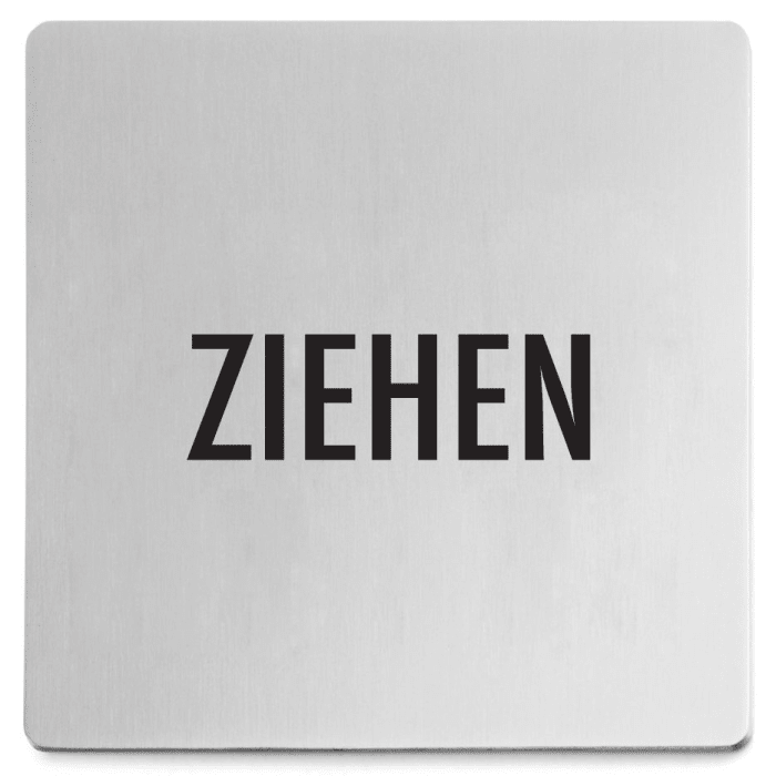 ZACK INDICI Hinweisschild Ziehen