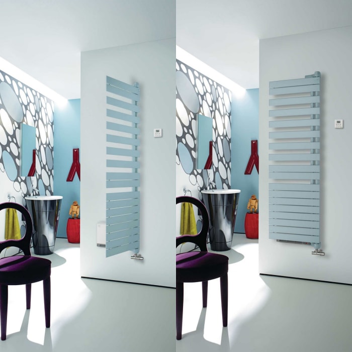 Zehnder Roda Twist Spa Air ROEL-190-55/IPS Handtuchwärmer, links 55 x 183,7 cm