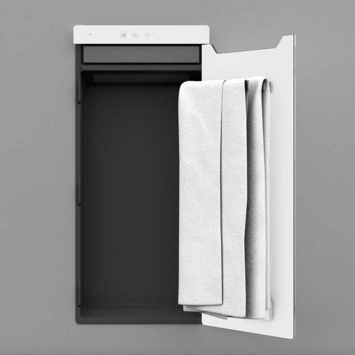 Zehnder Zenia Handtuchwärmer ZENRW-100-045/X Glasheizfläche Anschlag rechts