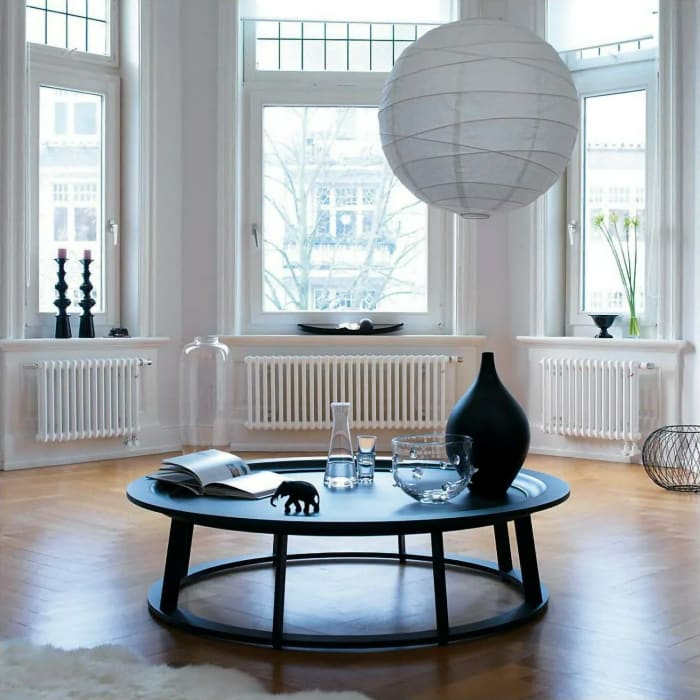 Zehnder Charleston 2075 Heizkörper 59,8 x 75 x 6,2 cm mit Completto Anschluss V002