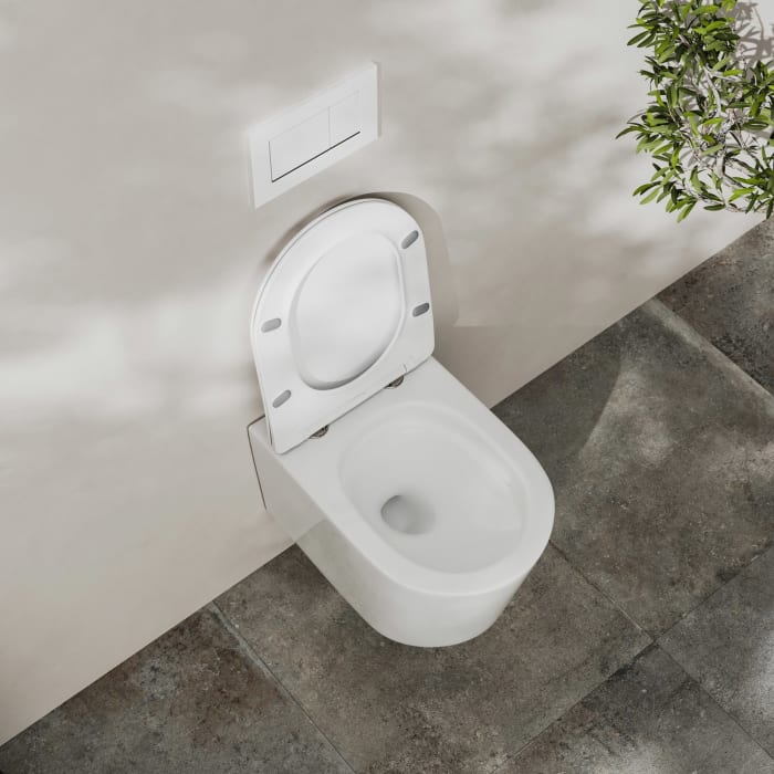 Geberit DuoFix Element mit Kronenbach Tube Wand-WC-Set spülrandlos slim