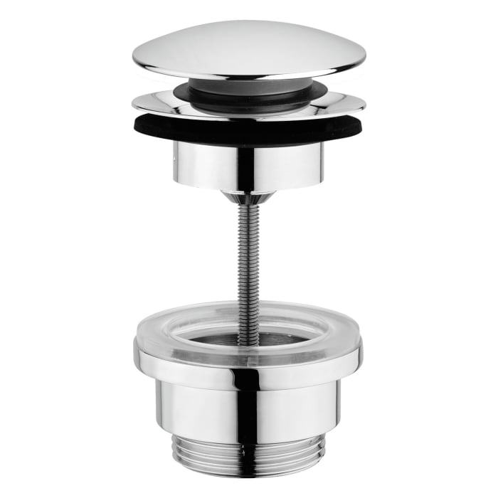 Herzbach LIVING Ablaufventil rund, mit Staufunktion