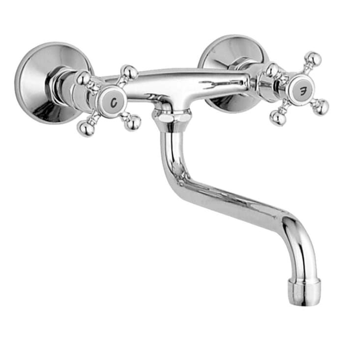 Herzbach ANAIS Spültisch-Wandbatterie 18 cm