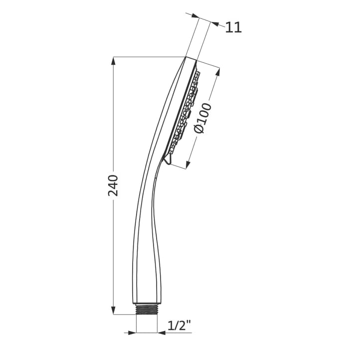 Herzbach LIVING SPA Handbrause Multifunktion