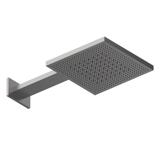 Herzbach LIVING SPA Regenbrause 30 x 30 cm TWIN FLOW Multifunktion 2, Wandmontage
