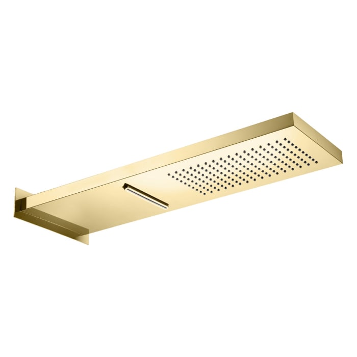 Herzbach LIVING SPA Regenbrause 53,7 x 16,5 cm Multifunktion 2, Wandmontage