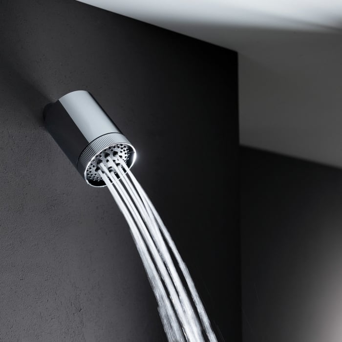 Herzbach LIVING SPA Regenbrause SPOT Ø 10,2 cm Multifunktion 3, Wandmontage