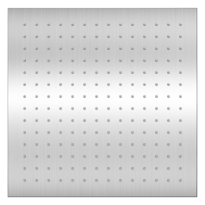 Herzbach LIVING SPA Slim Regenbrause 30 x 30 cm, für Wand-/Deckenarm