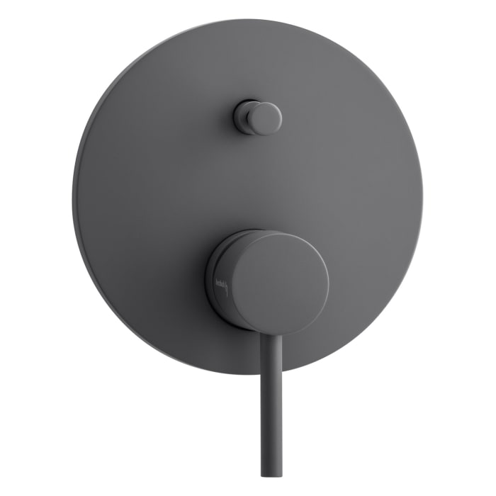 Herzbach DEEP GREY Wannenfüll- und Brausebatterie Farbset