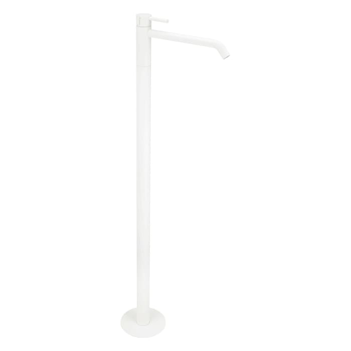 Herzbach DEEP WHITE Waschtischeinlaufsäule bodenstehend