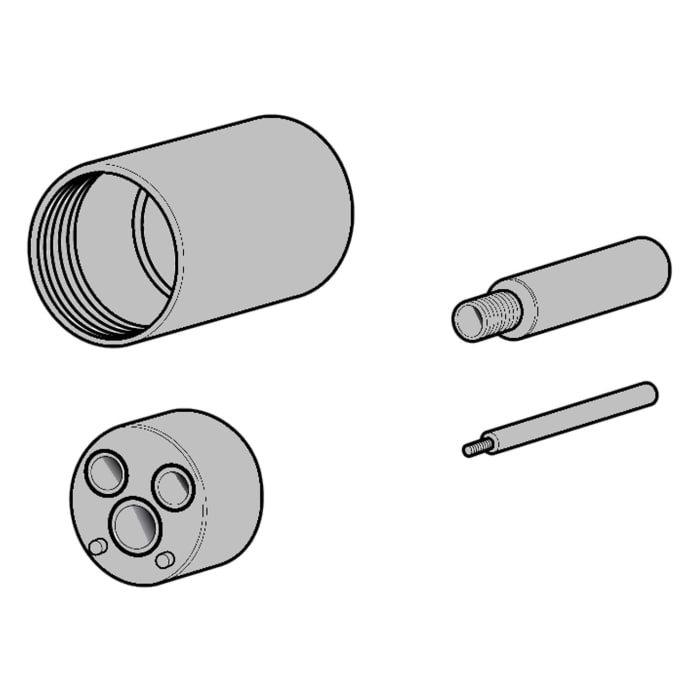 Herzbach LOGIC PLUS Unterputzverlängerung 3 cm für LOGIC PLUS Hebelmischer