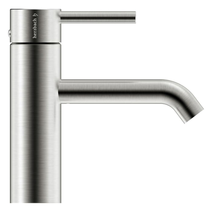 Herzbach DEEP IX Waschtischmischer M-Size 13 cm Niederdruck mit PUSH-Ablaufventil