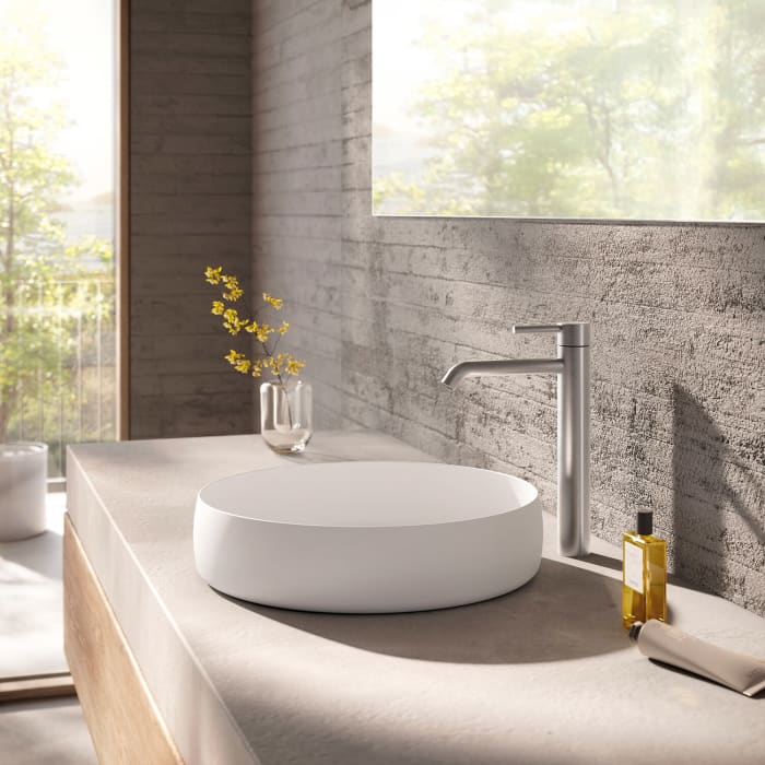 Herzbach DEEP IX Waschtischmischer XL-Size 17 cm mit PUSH-Ablaufventil