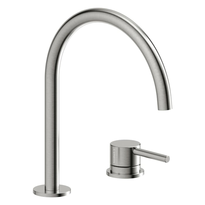 Herzbach DEEP IX Zweiloch-Armatur 22 cm ohne Ablaufgarnitur