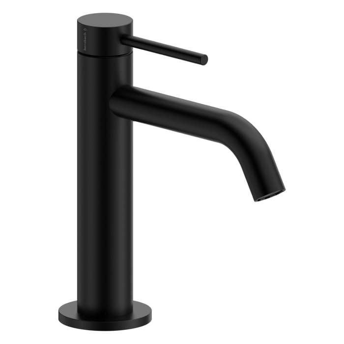 Herzbach DEEP BLACK Waschtisch-Standventil Slim S-Size ohne Ablaufgarnitur