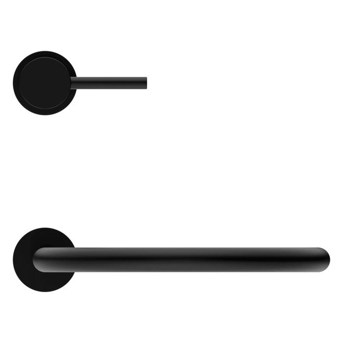 Herzbach DEEP BLACK Zweiloch-Armatur 22 cm ohne Ablaufgarnitur