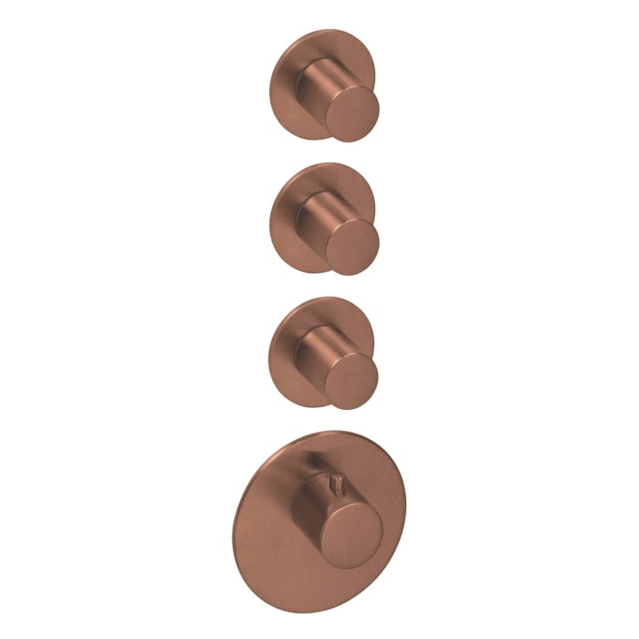 Herzbach LOGIC XL 3 Thermostat-Farbset 4 Blenden und 4 Griffe