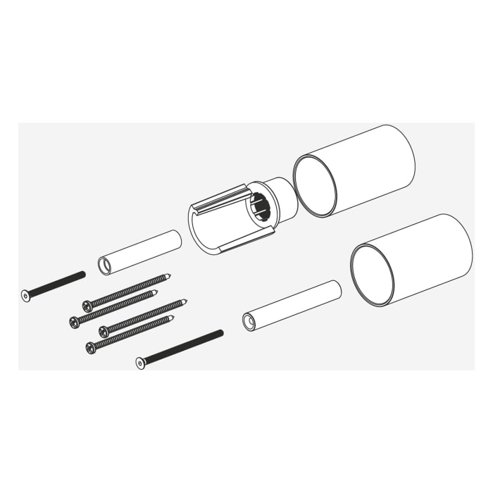 Herzbach LOGIC PLUS Unterputzverlängerung 3 cm für PLUS-Thermostate