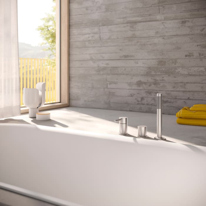 Herzbach DESIGN iX Dreiloch-Wannenrandarmatur