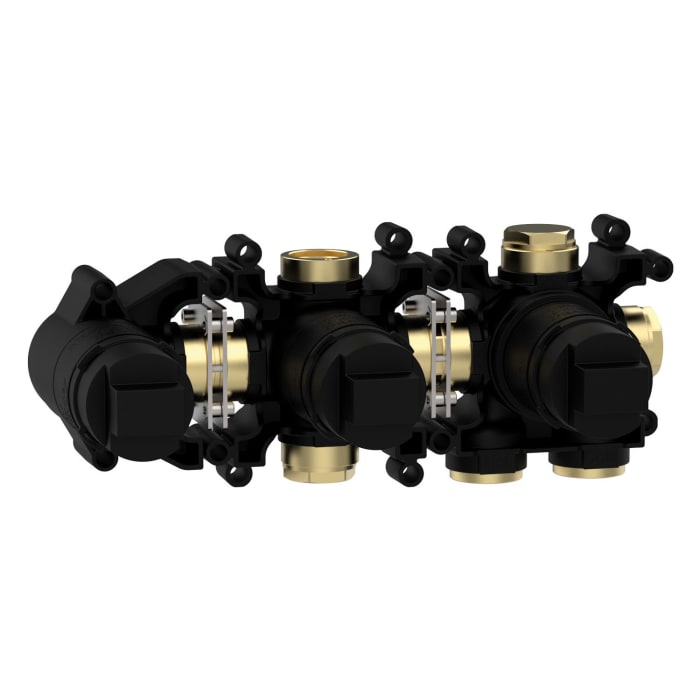 Herzbach MODUL7 Thermostat Einbaukörper für 2 Verbraucher