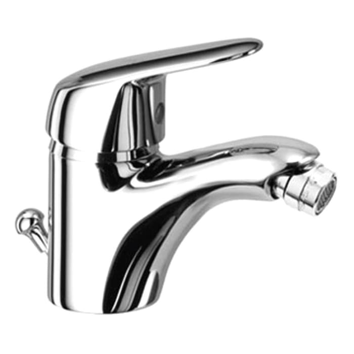 Herzbach KAPPA Bidet-Einlochbatterie mit Ablaufgarnitur