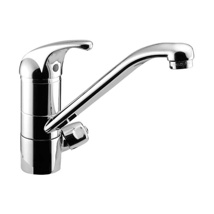 Herzbach LARGO Spültisch-Einlochbatterie, mit Geräteabsperrventil