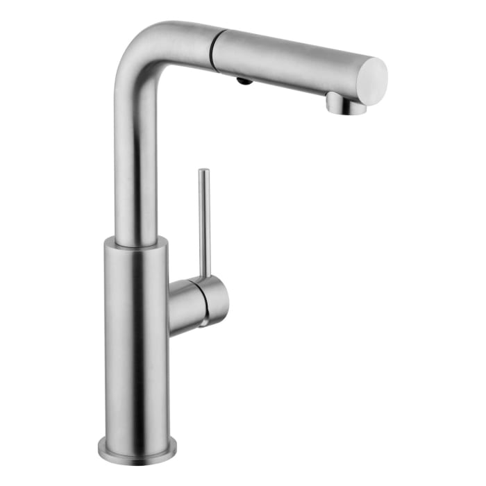 Herzbach LIVING Spültisch-Einlochbatterie mit ausziehbarem Brausekopf