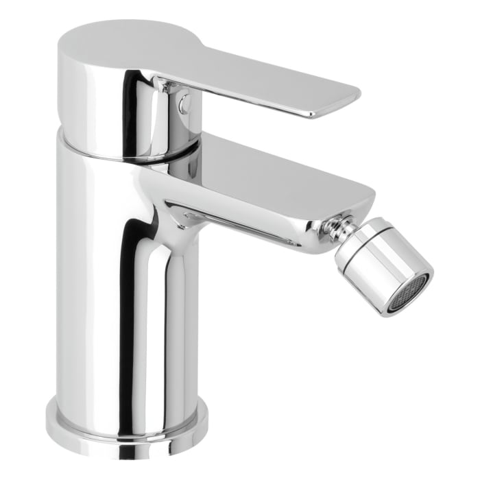 Herzbach MARE Bidet-Einlochbatterie mit Ablaufgarnitur