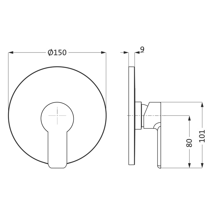 Herzbach MARE Brausebatterie Farbset