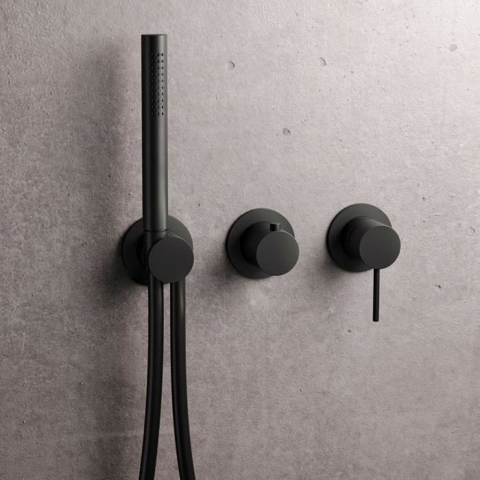 Herzbach MODUL7 BLACK Hebelmischer Farbset für 2/3 Verbraucher