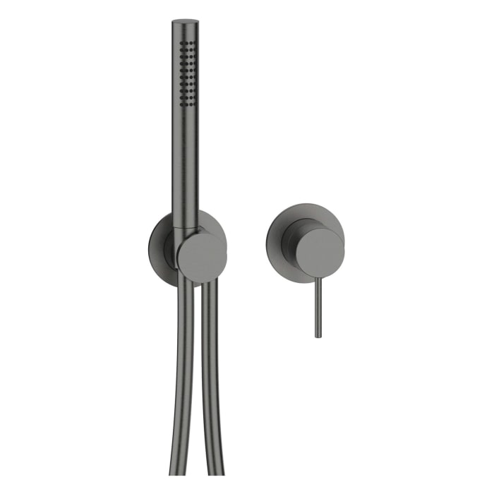 Herzbach MODUL7 IX PVD BLACK STEEL Hebelmischer Farbset für 1 Verbraucher