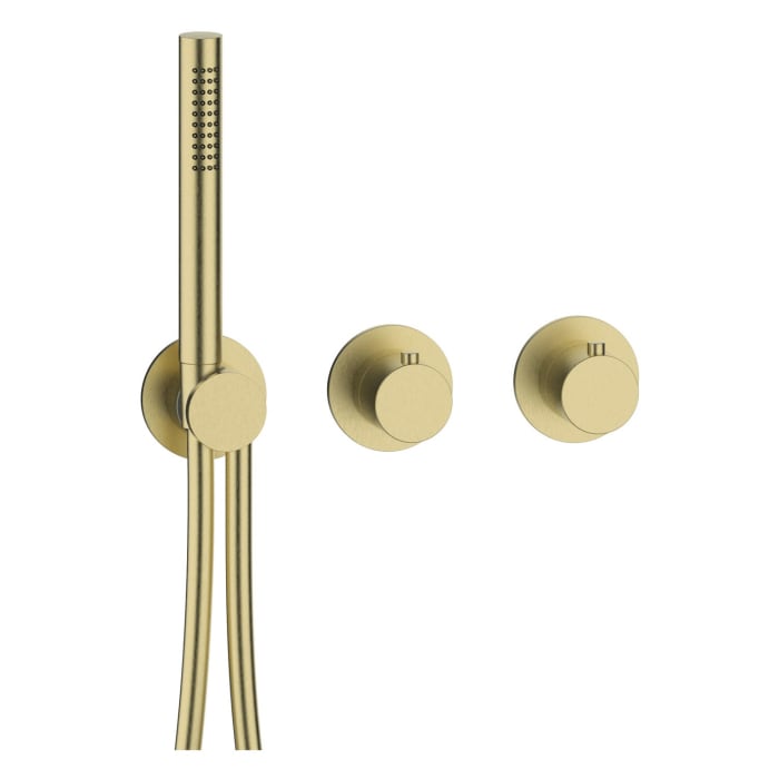 Herzbach MODUL7 IX PVD BRASS STEEL Thermostat Farbset für 1 Verbraucher