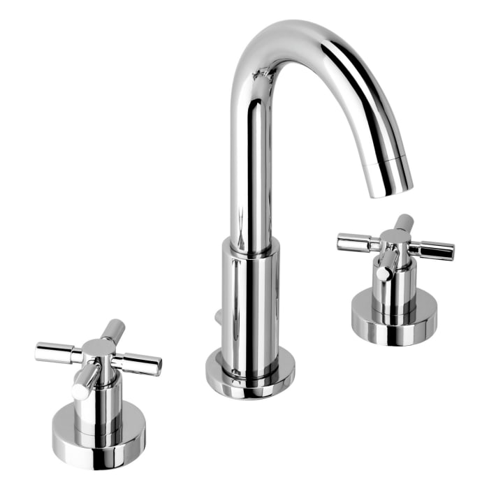 Herzbach STILO Waschtisch-Dreilochbatterie ohne Ablaufgarnitur